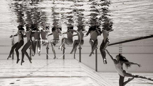 Underwater shots in black and white. Picture: Francesca Owen