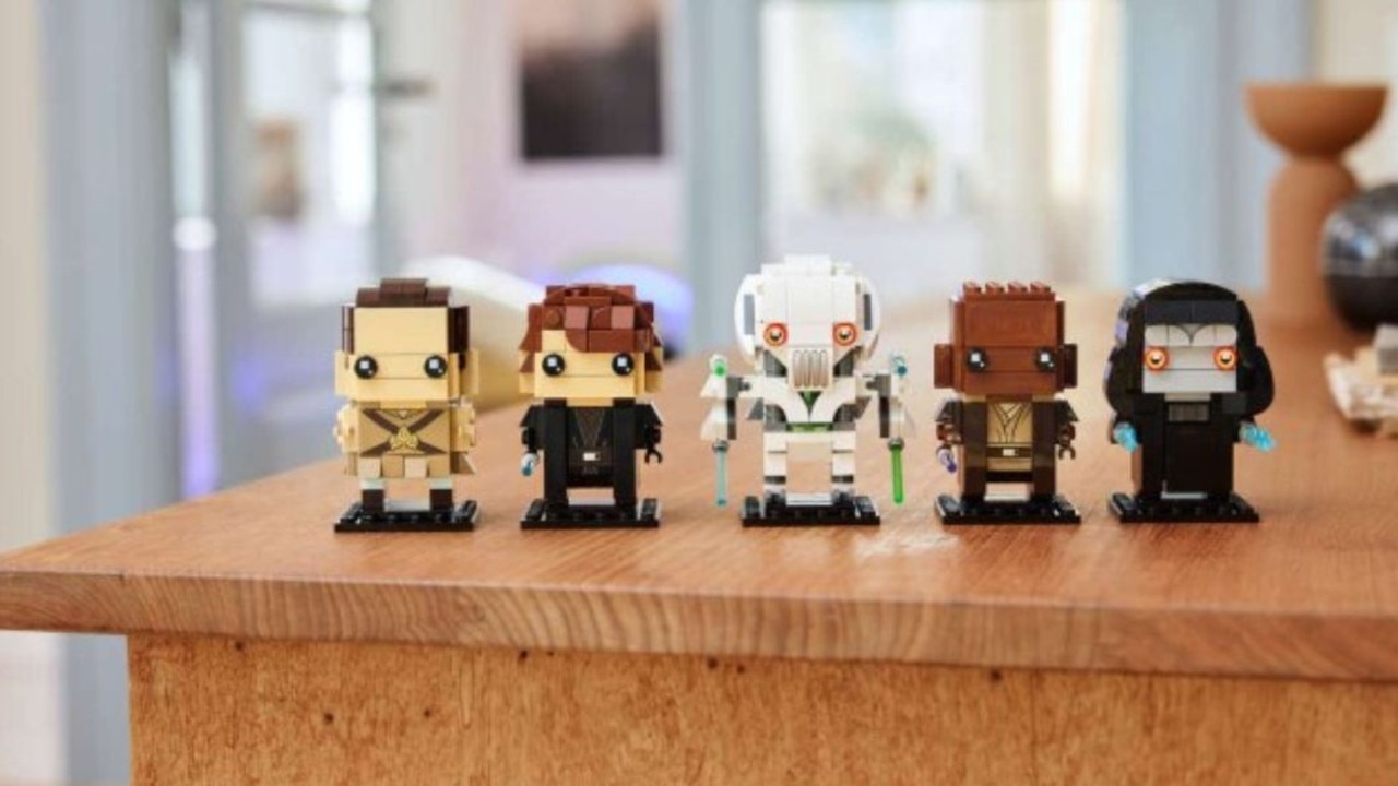 the LEGO Star Wars BrickHeadz Luke Skywalker (Rebel Pilot) and the LEGO Star Wars BrickHeadz Revenge of the Sith Heroes and Villains now available. Picture: LEGO