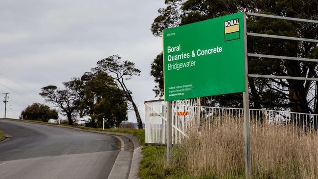 The entrance to Boral at Bridgewater.