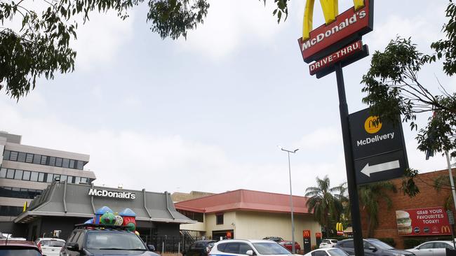 The existing McDonalds site on the corner of Victoria Rd and Church St, North Parramatta. Picture: John Appleyard