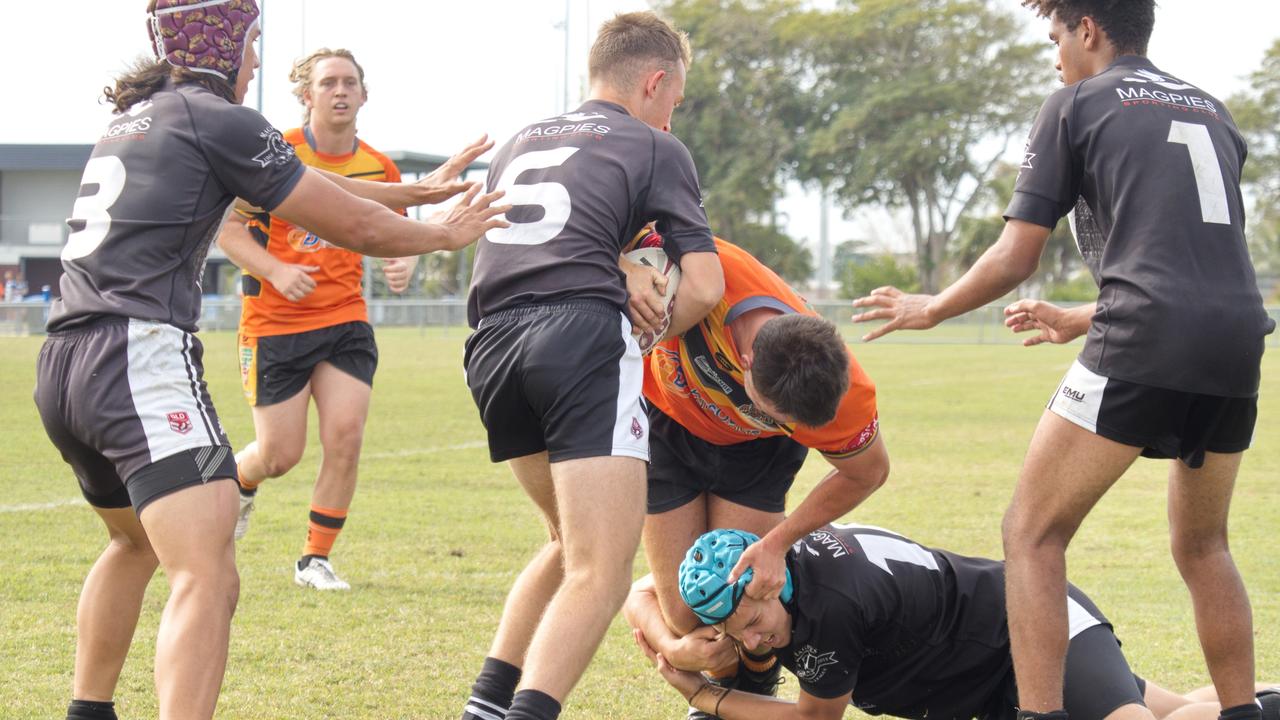 Brock Crawley in the Magpies and Wests clash in the RLMD U17s semi final, August 21, 2021. Picture: Marty Strecker