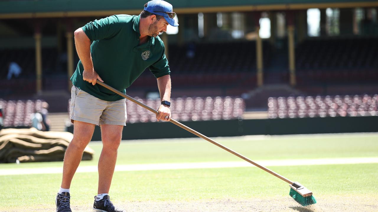 SCG pitch curator Justin Groves.