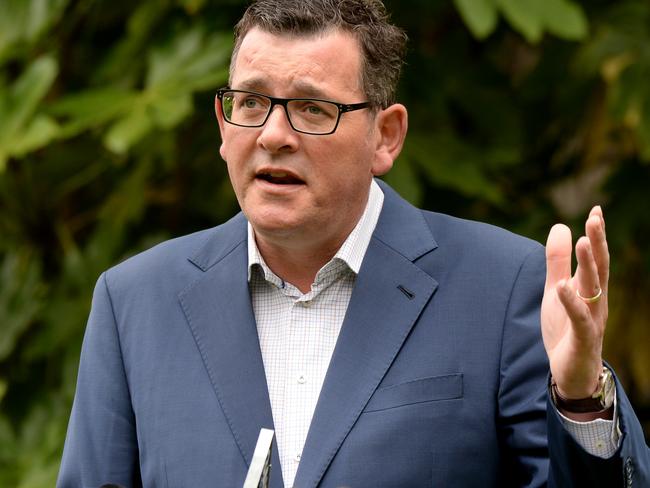 Victorian Premier Daniel Andrews says he will vie for the top job again at the 2022 state election. Picture: Andrew Henshaw/NCA NewsWire