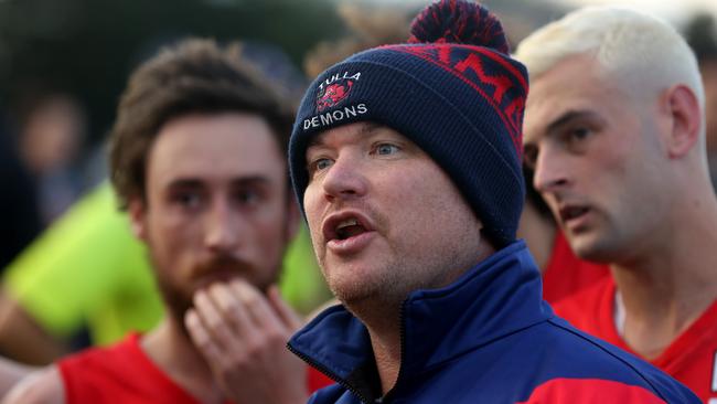 Tullamarine coach David Connell.Picture: Stuart Milligan