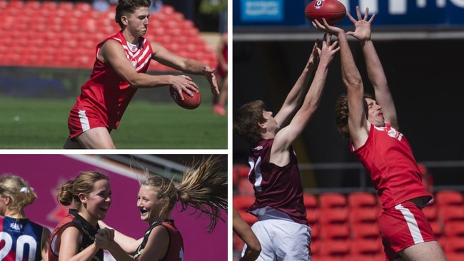 40+ SNAPS: AFLQ Schools Cup semi final action