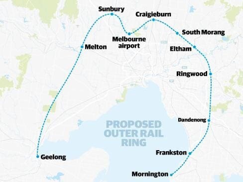 An 'outer rim' rail loop proposed by Oscar Yildiz in June