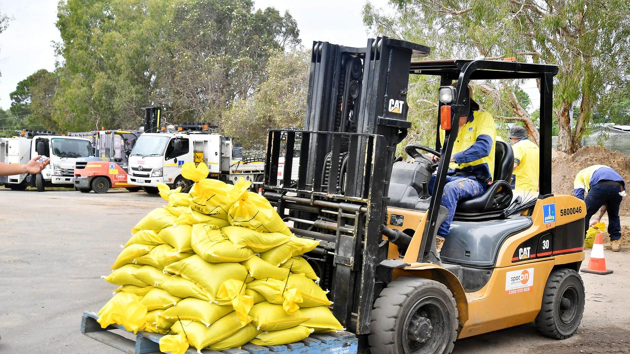 Sandbagging your home can prevent floodwaters from entering. Picture: NewsWire / John Gass