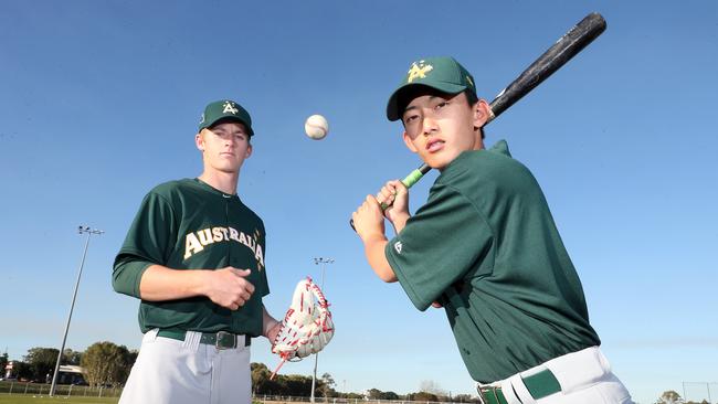 Coomera Cubs players Jaime Fox and Ian Lee will play for Australia at the under-15 World Cup in Panama from August 10-19. Picture: Richard Gosling