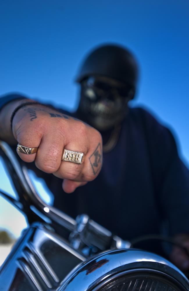 Outlaw motorcycle gangs run rigidly on fear of punishment and reprisals. Picture: Supplied