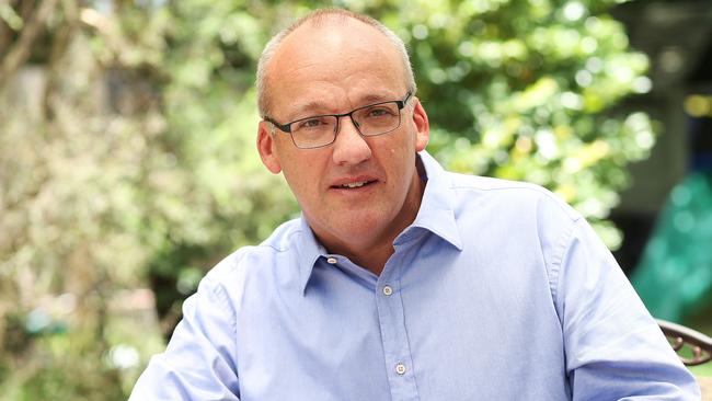 Pictured is NSW Opposition Leader Luke Foley at home in Concord today. Picture: Tim Hunter.