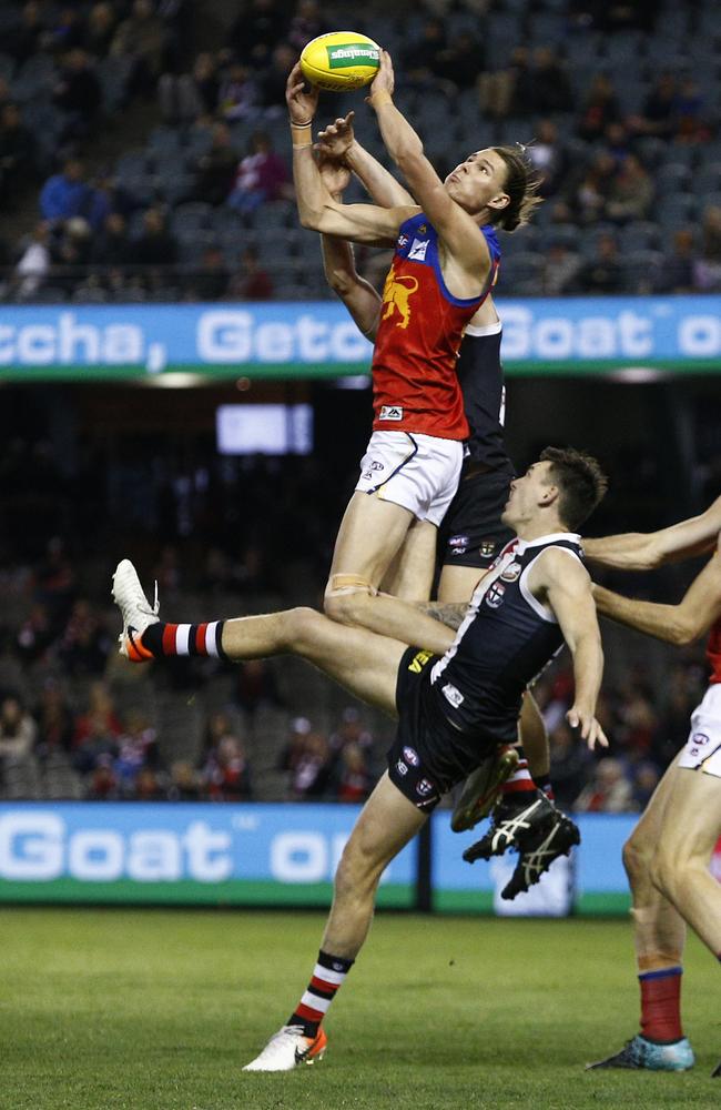 Eric Hipwood shows off his supreme athleticism. Picture: AAP