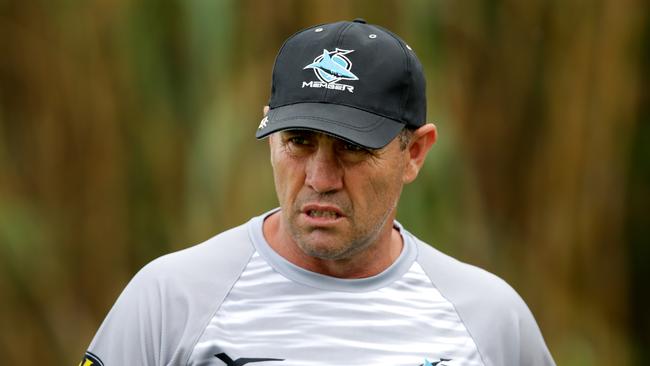 Coach Shane Flanagan during Cronulla Sharks training at Remondis Stadium, Cronulla. Picture Gregg Porteous