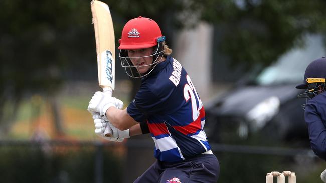 Dylan Brasher in action for Footscray. Picture: Hamish Blair