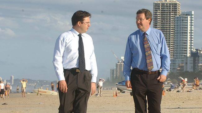 Foreign Minister Alexander Downer and Steven Ciobo MP in 2004