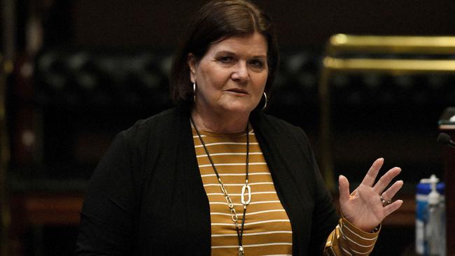 NSW Minister for Local Government, Shelley Hancock speaks during Question Time at NSW Parliament House in Sydney. Picture: NCA NewsWire/Bianca De Marchi/POOL via NCA NewsWire