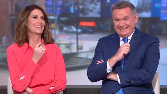 The Sunrise hosts couldn't believe their eyes. Photo: Channel 7.