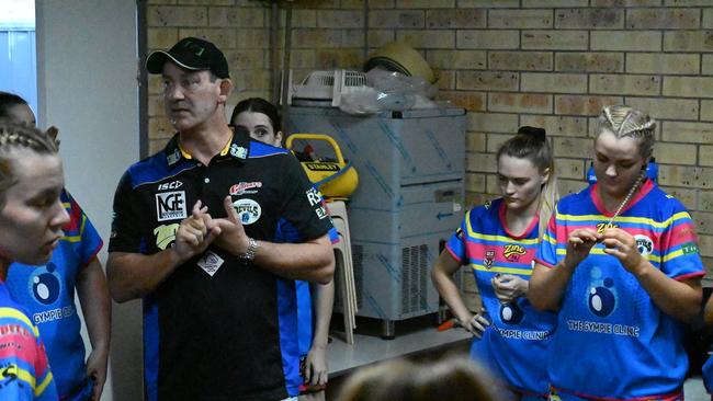 Gympie Devils open women coach Mick Curran has stepped down from the role two games into the 2021 season. Pictures: Gympie Devils