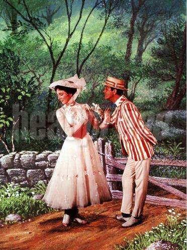 Julie Andrews and Dick Van Dyke in the 1964 classic Mary Poppins. Picture: Headpress