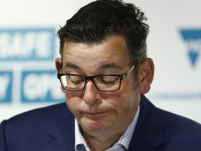 MELBOURNE, AUSTRALIA - NCA NewsWire Photos December 6, 2020:   Victorian Premier Daniel Andrews speaks to the media during a press conference in Melbourne, Victoria. Picture: NCA NewsWire / Daniel Pockett