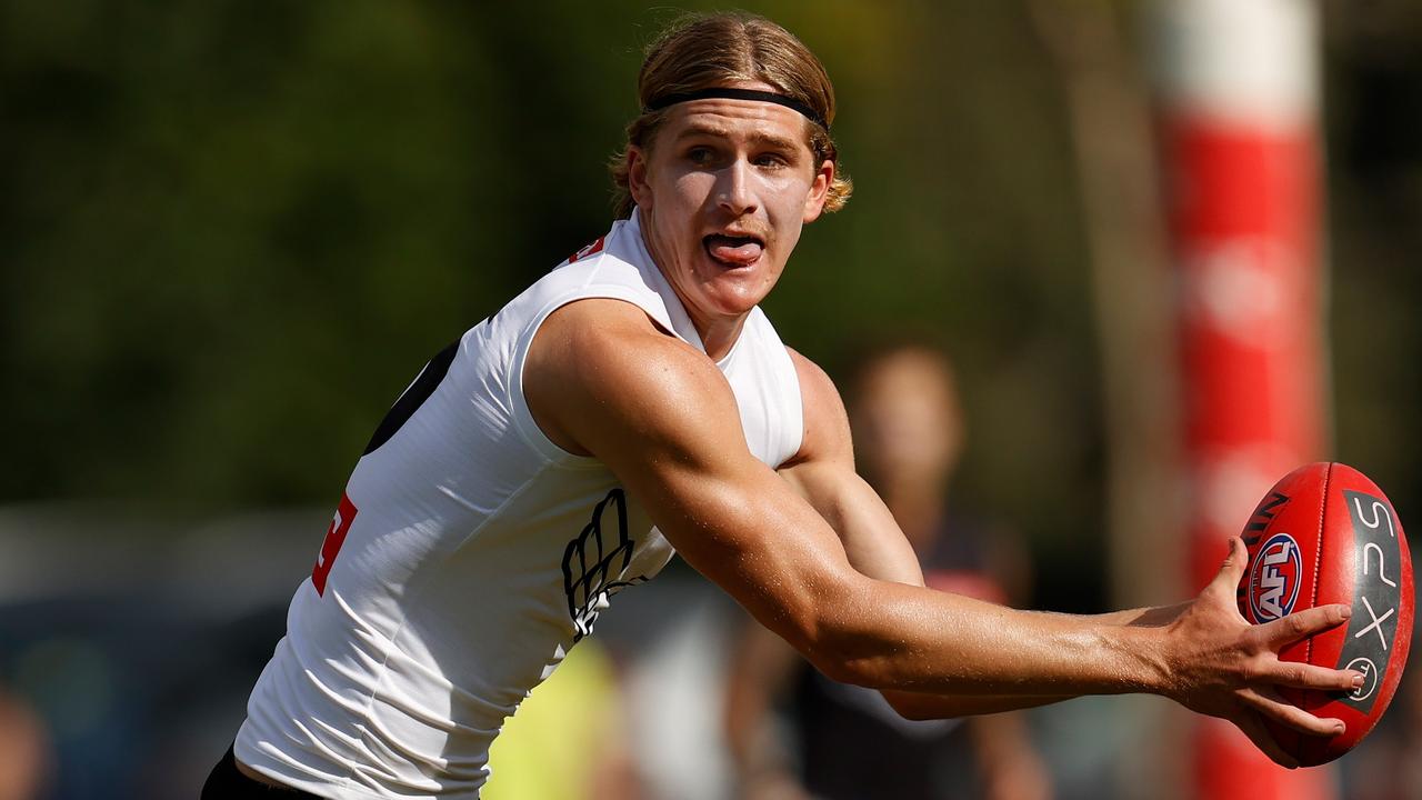 McRae indicated Ed Allan was a strong chance of being recalled for a second senior game against Melbourne on Friday night. Picture: Michael Willson / Getty Images