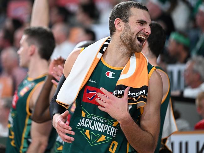 Jack McVeigh is the NBL’s Mr Positive. Picture: Getty Images