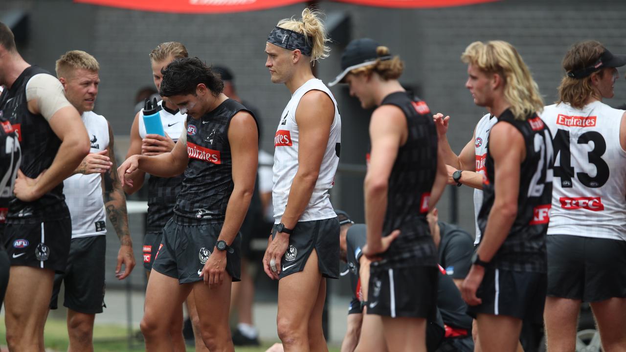 The Pies’ preparations for 2023 continue. Picture: David Crosling