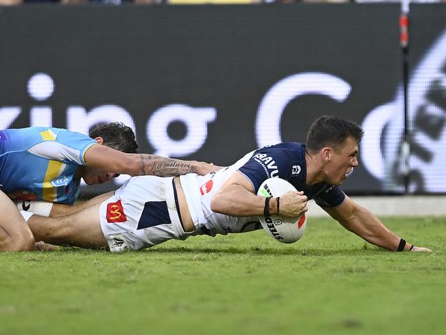 Scott Drinkwater had a blinder for the Cowboys. Photo: Ian Hitchcock/Getty Images