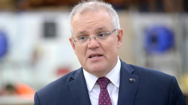 Prime Minster Scott Morrison will announce changes to JobKeeper on Tuesday. Picture: Jeremy Piper