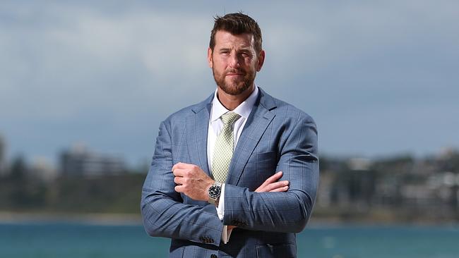 VC Ben Roberts-Smith on Cotton Tree beach on the Sunshine Coast.  Pic Peter Wallis