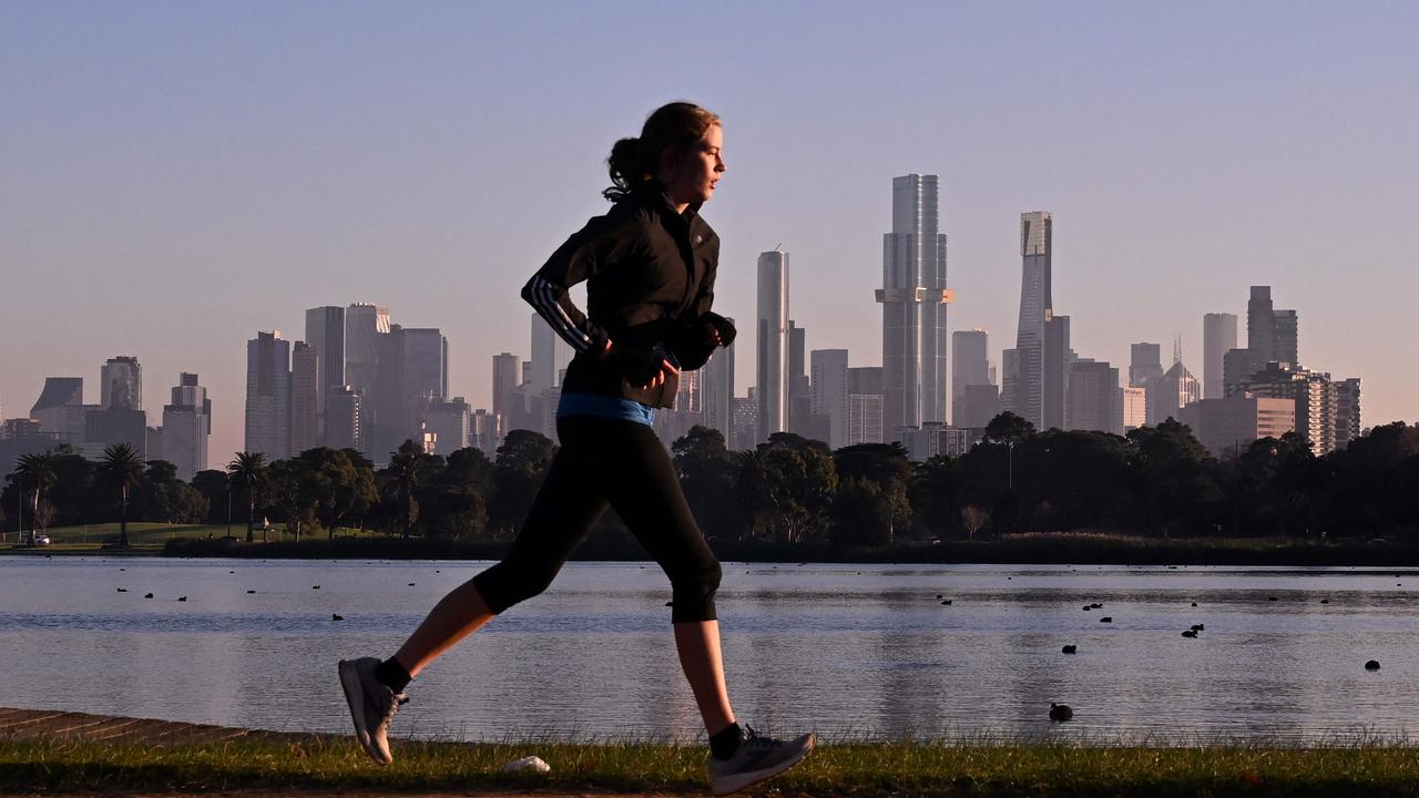 Melbourne’s vacancy rate has jumped to 18 per cent as the city was slugged by the shift to working-from-home and empty blocks in the Docklands. Picture: William West/AFP