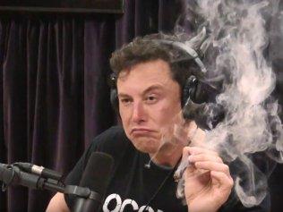 Elon Musk on The Joe Rogan Experience podcast in 2021.