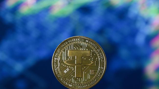 Ethereum is outperforming bitcoin, rising 80 per cent from its cycle low. Picture: Justin Tallis / AFP