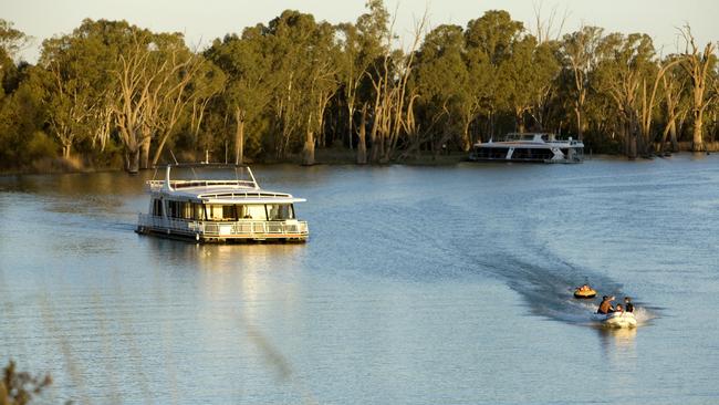 The area on the mighty Murray River is a mecca for tourists.