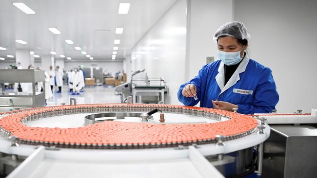 Sinovac conducted its early-stage trials in Jiangsu province. It is conducting late-stage clinical trials in Brazil, Indonesia and Turkey. Picture: WANG Zhao / AFP