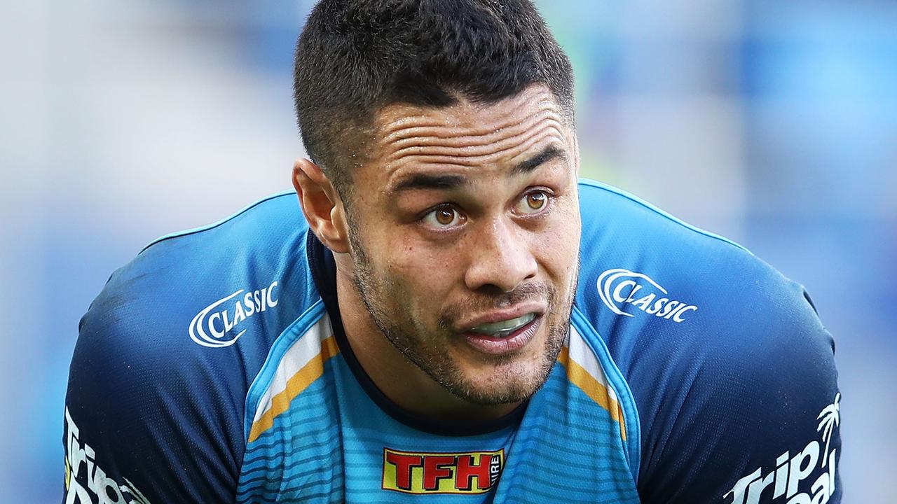 Jarryd Hayne fail to fire when he returned to the NRL with the Gold Coast Titans. Picture: Brendon Thorne/Getty Images