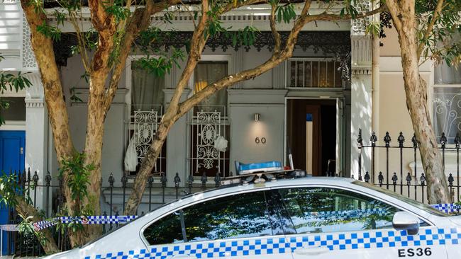 Large amounts of blood were reportedly found at the Paddington home. Picture: NCA NewsWire / David Swift