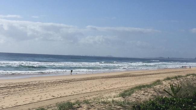 Surfers Paradise Beach this morning. Picture: Talisa Eley