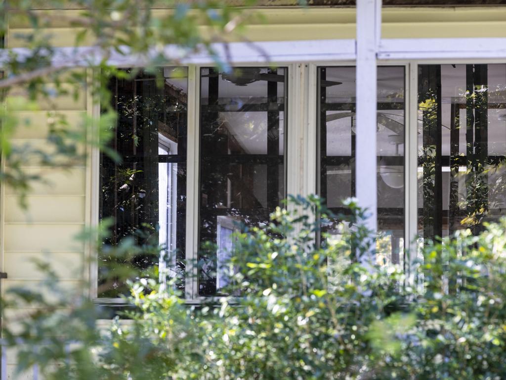 An abandoned / unoccupied, flood damaged house on Bale Street, Rocklea. From the street you can view the inside of the house, which shows walls have been stripped back. Many houses in Rocklea have been unoccupied since the floods in February, with some even unoccupied since the 2011 flood. Picture : Matthew Poon.