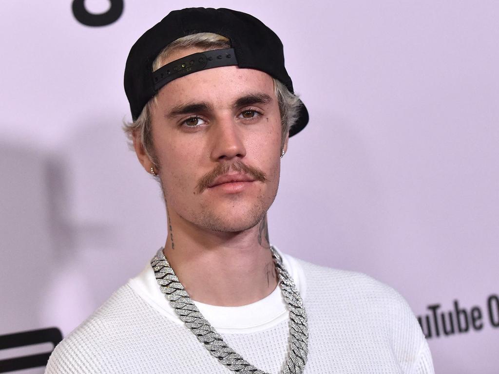 Canadian singer Justin Bieber has a number of health problems. Picture: AFP