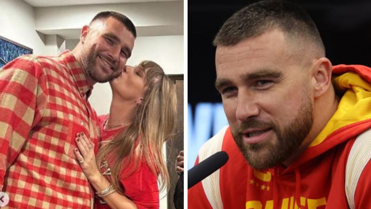 Travis Kelce was coy when asked about his relationship status with Taylor Swift.