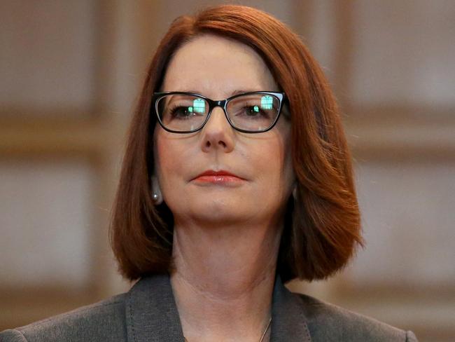 Labor prime minister Julia Gillard was destroyed because her broken promises made voters think they’d been treated like fools. Picture: Kelly Barnes