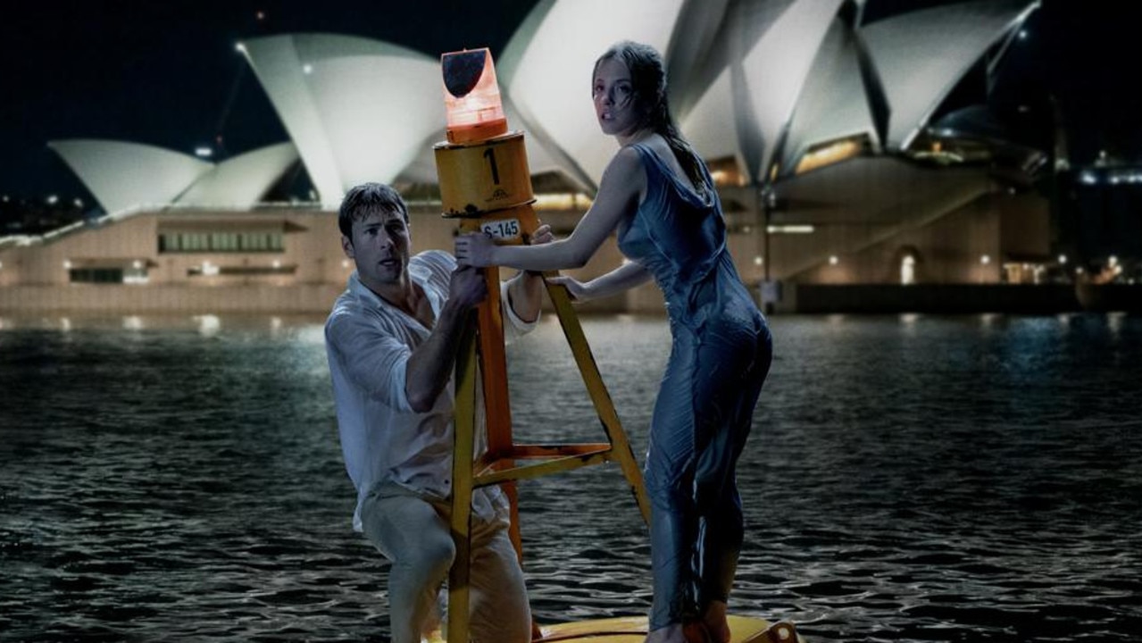 A scene from the romantic comedy Anyone But You, which was shot in Sydney.