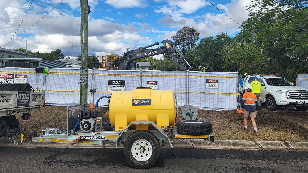 The work site at the Collins St site this week. PHOTO: Darryn Nufer.