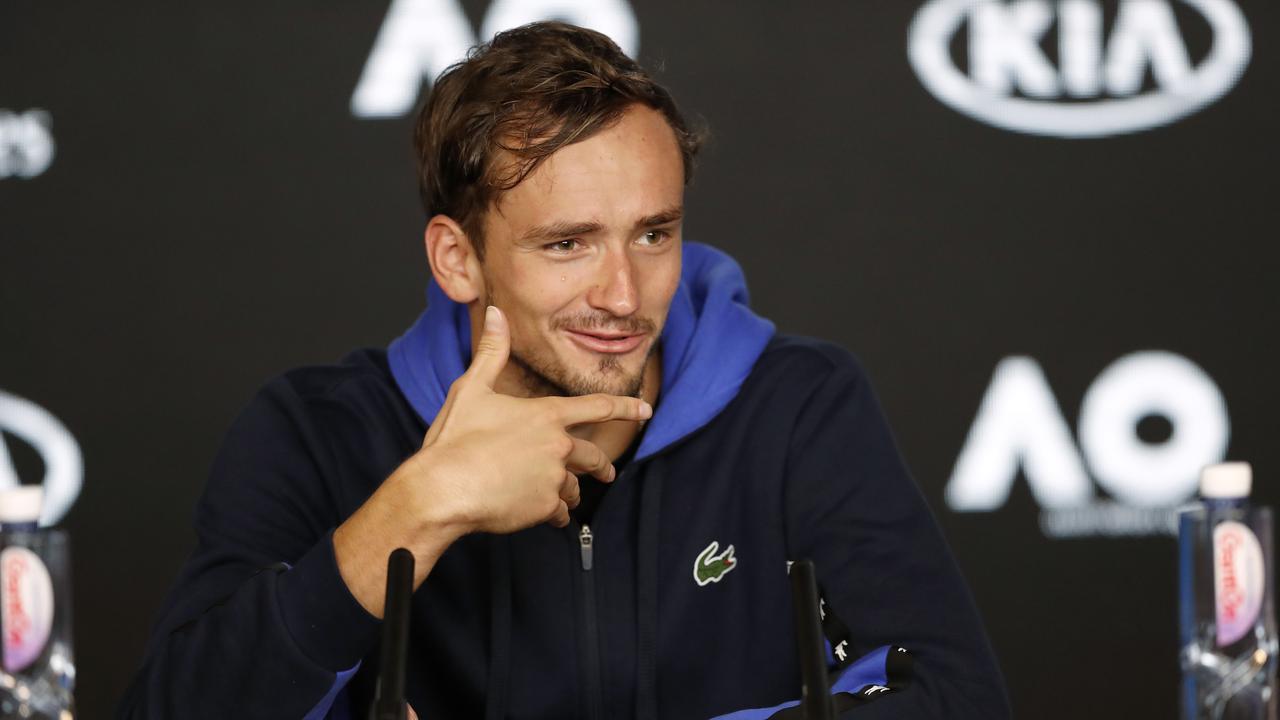 Russian world No. 7 and two-time Australian Open finalist Daniil Medvedev. Picture: Darrian Traynor/Getty Images