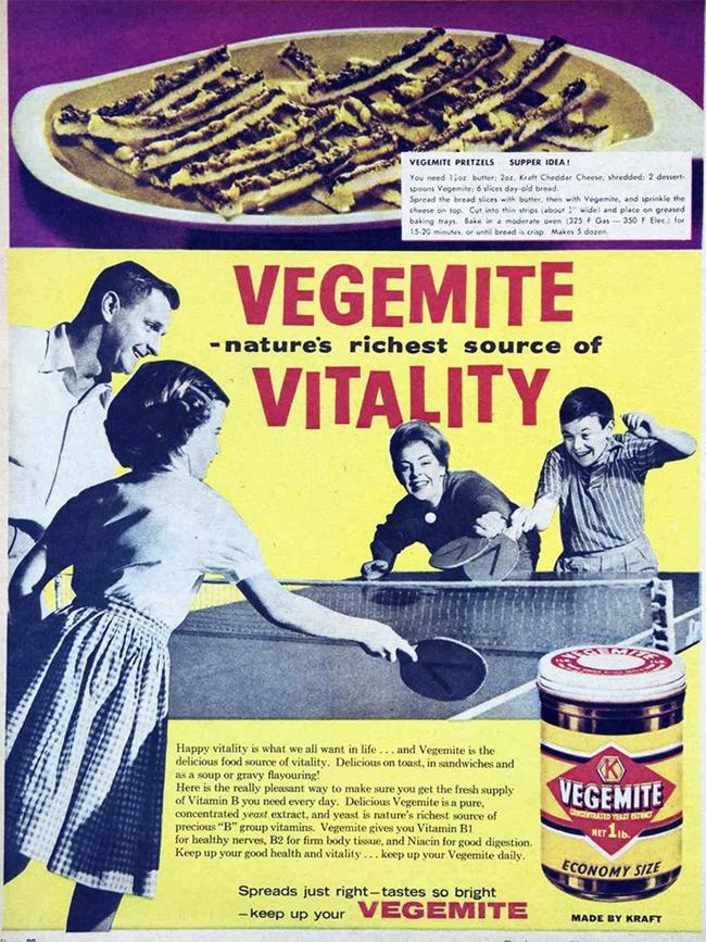 A Vegemite advertisement from the 1960s.