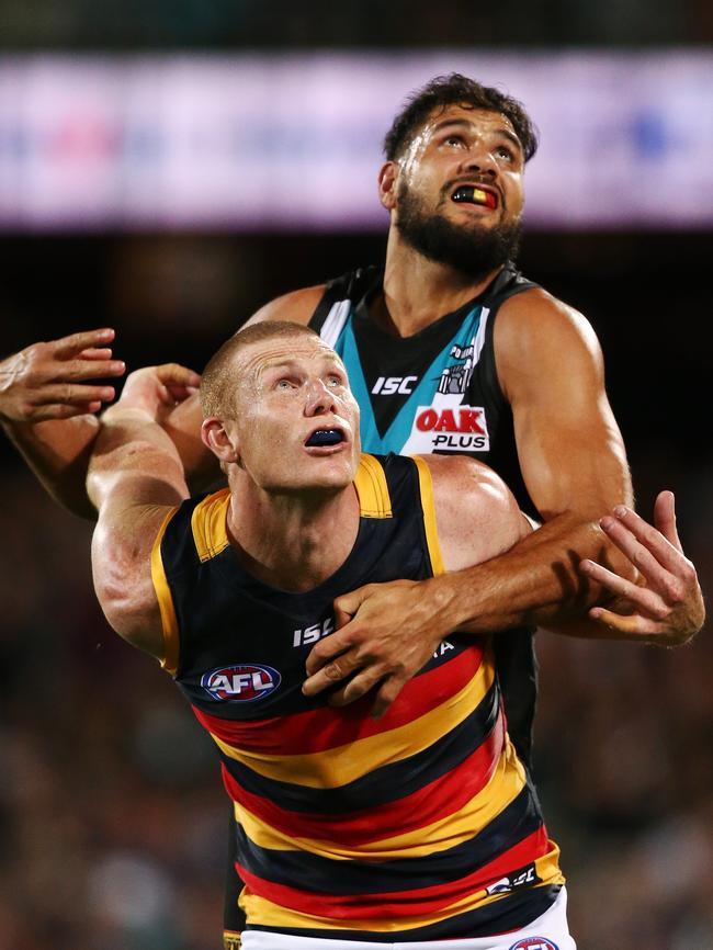 Power ruckman Patrick Ryder was also reportedly targeted.