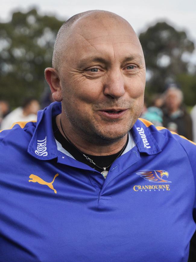 Cranbourne coach Steve O’Brien. Picture: Valeriu Campan