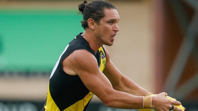 Cameron Ilett is back on the NTFL finals cauldron with Nightcliff. Picture: Glenn Campbell