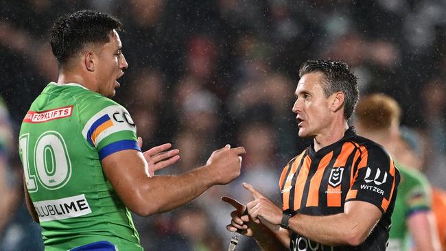 Joseph Tapine (left) has escaped suspension. Picture: Hannah Peters/Getty Images