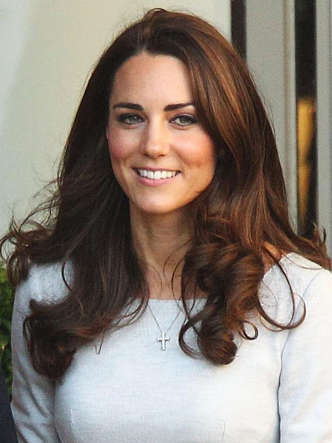 Kate Middleton’s glossy locks are part of her signature look. Picture: Chris Jackson/Getty Images